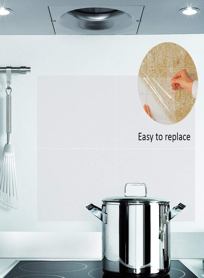 صن بيرد واقي جداري شفاف مقاوم للحرارة العالية من صن بيرد، مقاس 30 سم × 60 سم، لاصق ذاتي، مقاوم للماء والزيوت، مناسب لخزائن المطبخ والمنزل - Image 5